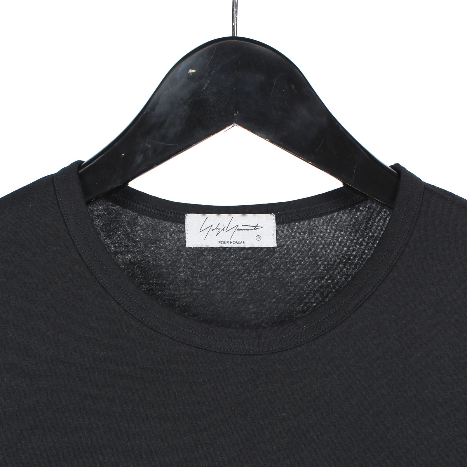 pour homme | 脇マチ長袖PT (メンズ) / 長袖カットソー / ブラック / HK-T91-987