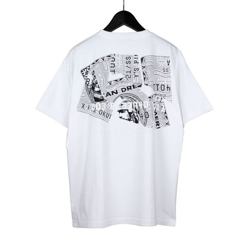 × KOTA OKUDA CD PRINT SHORT SL T  / Tシャツ / ホワイト / YD-B50-038