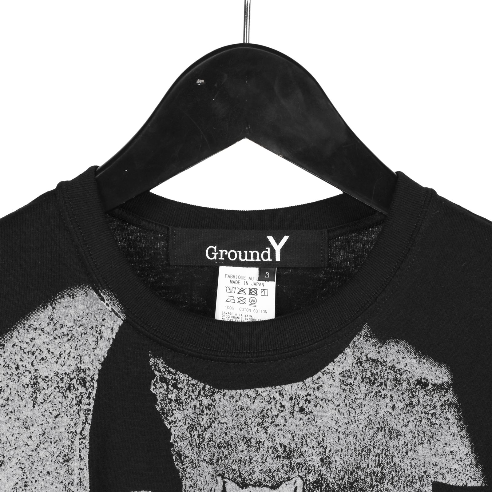 Ground Y | COTTON JERSEY BAT PRINT T-SHIRT / 半袖Tシャ-ツ (ユニセックス) / GP-T55-070