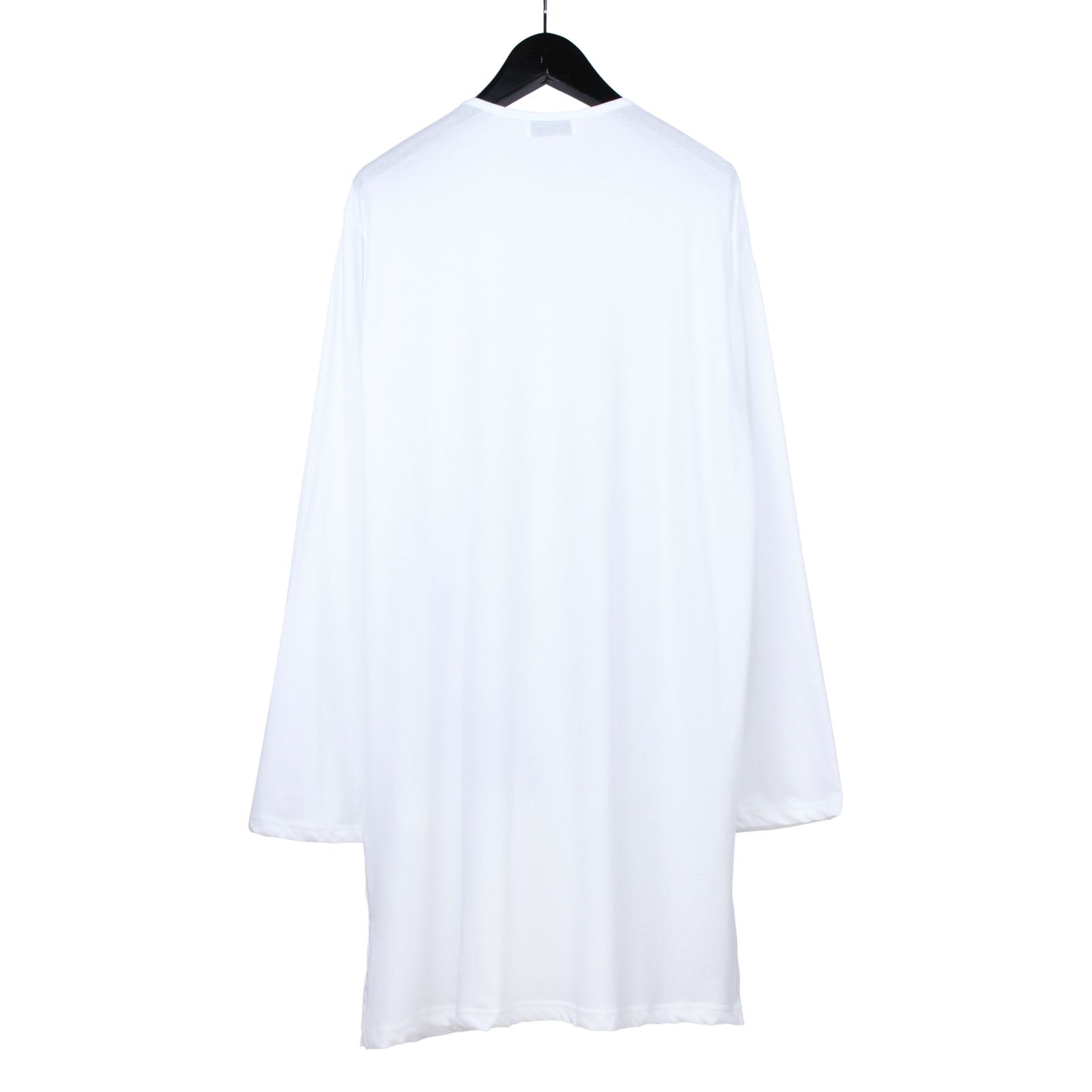 pour homme | 変形衿ぐり長袖PT B (メンズ) / 長袖カットソー / ホワイト / HK-T92-989