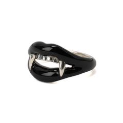 GOTHIC YOHJI YAMAMOTO VAMPIRE PINKIE RING BLACK / ピンキーリング(ユニセックス)  シルバー Silver950 / HA-A04-920