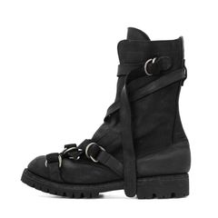 pour homme | × GUIDI MILITARY BOOTS / ブーツ (メンズ) / ブラック / HO-E24-770