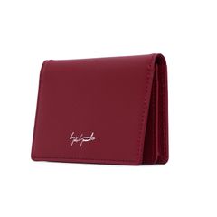 discord | yohji yamamoto / カードホルダー / 2つ折り 名刺入れ / ボルドー / 牛革 / DE-A08-704