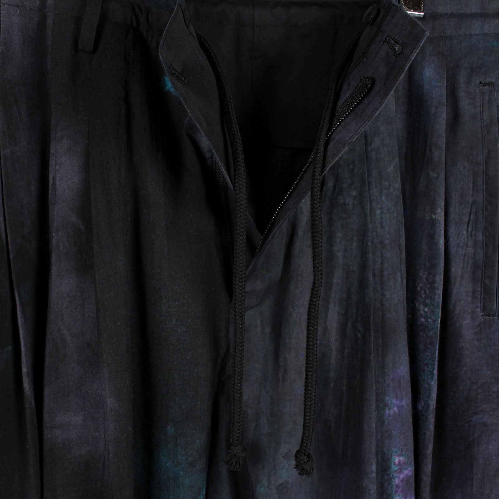 pour homme | 8本タックプリントP / パンツ (メンズ) / ブラック / HS-P41-816