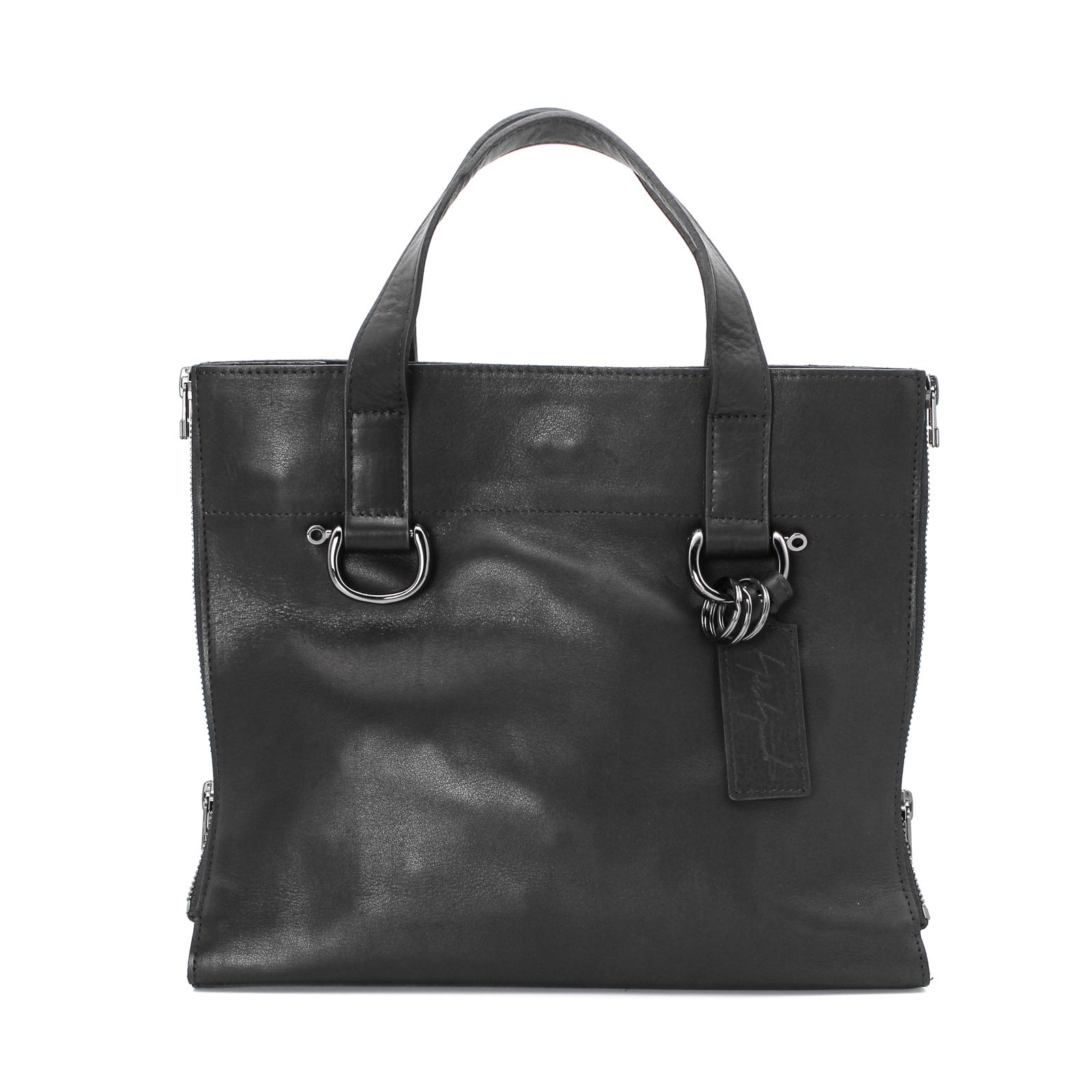 discord | yohji yamamoto / Zipper shoulder (ユニセックス) / ブラック / DA-I80-796