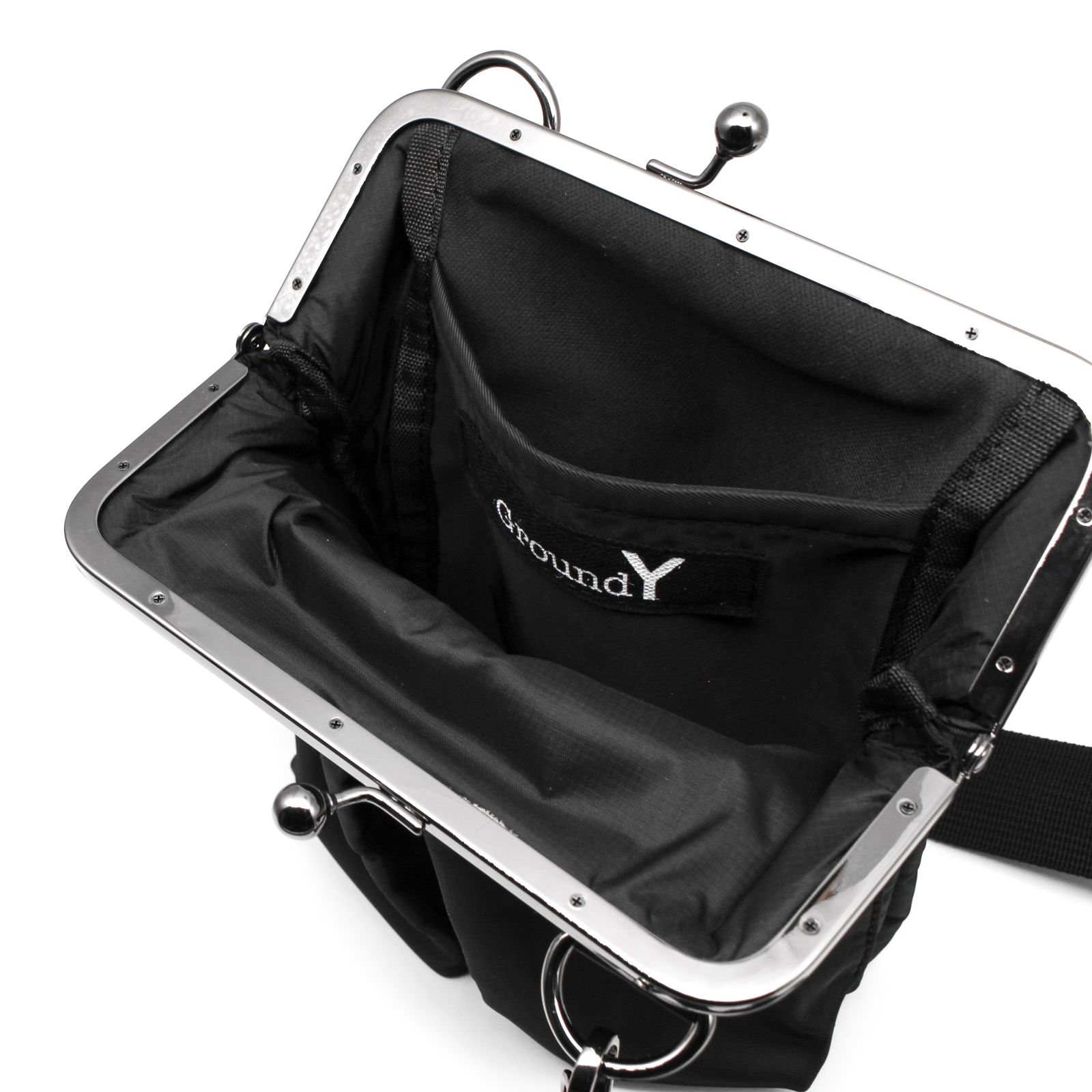 【GroundY】SMALL HELMET BAG WITH CLASP SMALL HELMET BAG WITH CLASP – THE SHOP YOHJI YAMAMOTO