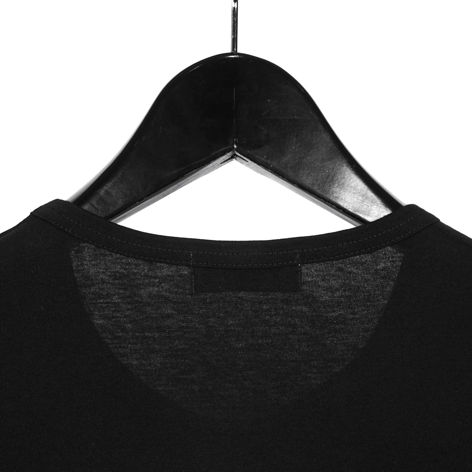 Yohji Yamamoto [HR-T22-075 / 丸首大半袖 抜染 メッセージPT]