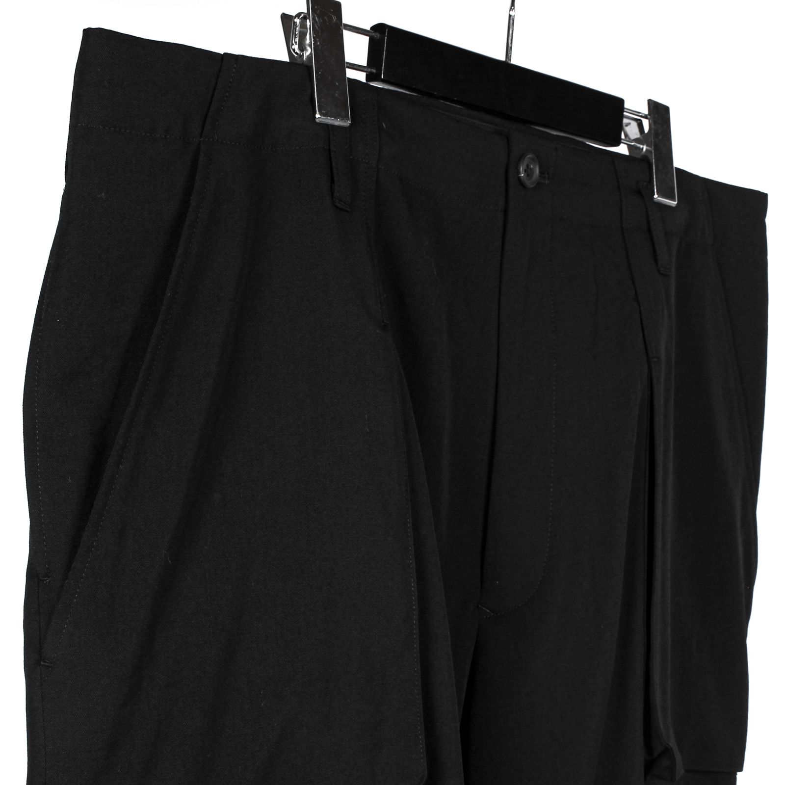 pour homme | アウトポケットP (メンズ) / シワギャバ / ブラック / HP-P60-100