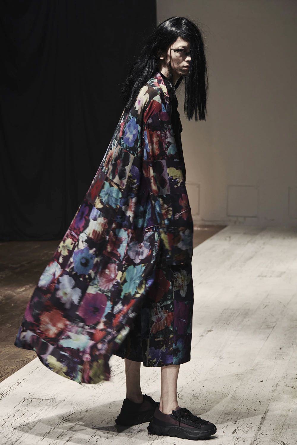 2022人気の Yohji Yamamoto 花図鑑シルクコート 22ss ステンカラー ...