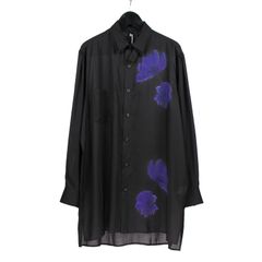 Ground Y | FLOWER PRINT SHIRT / シャツ・ブラウス (ユニセックス) / ブラック / GL-B29-206