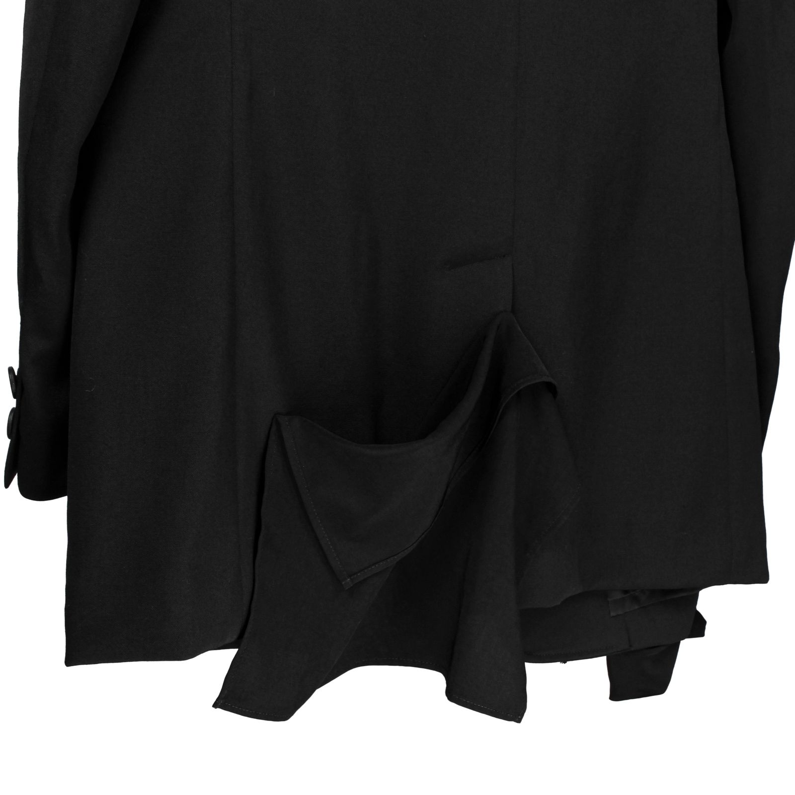 yohji yamamoto - pour homme 黒当て布付きJKT / HJ-J59-100