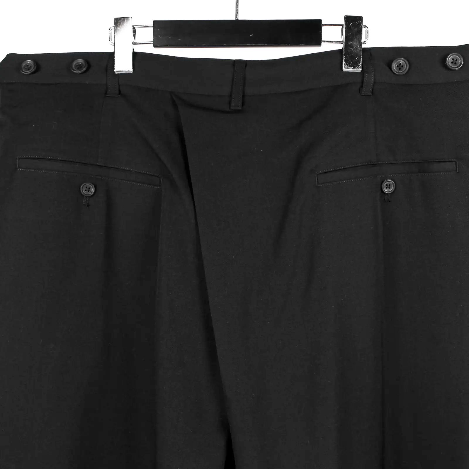 【試着のみ】pois ポワ　メローキャミ　ブラック D-VEC x ALMOSTBLACK WIDE CROPPED TROUSERS / GORE-TEX