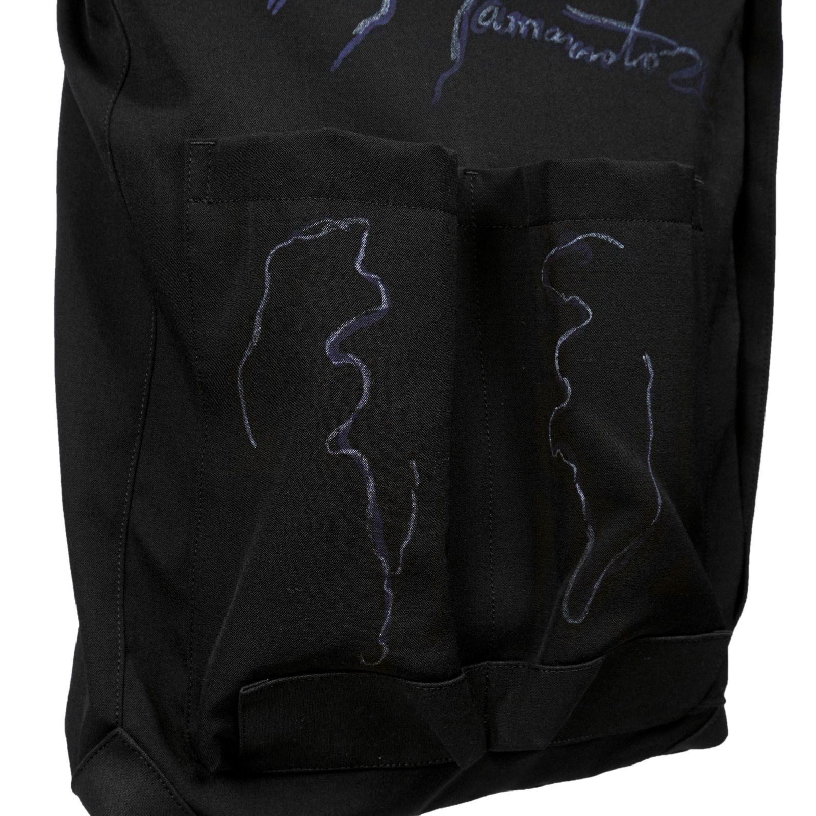Yohji Yamamoto [HR-I33-100 / 重ねマチウエストバッグB]