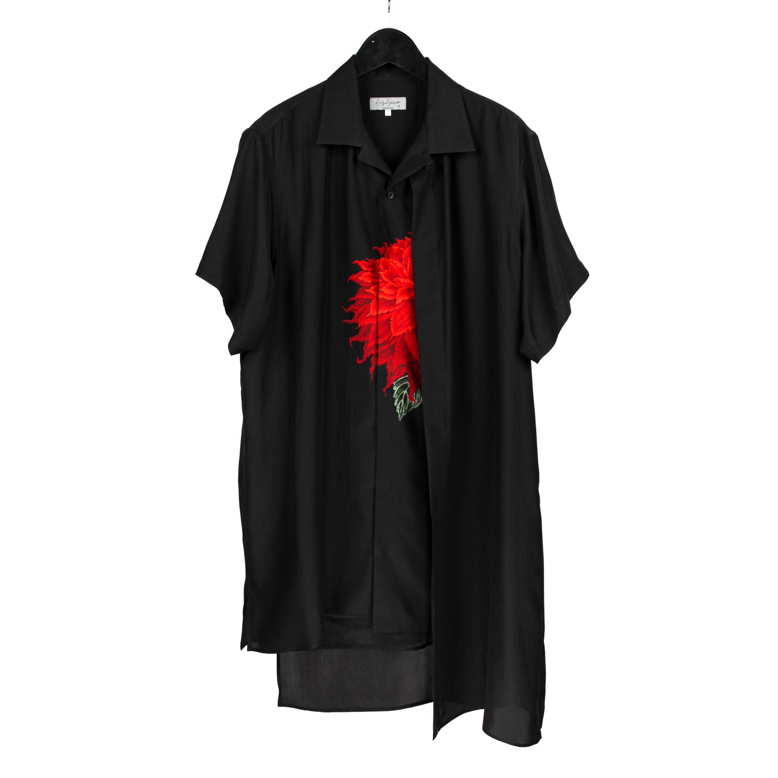 呪術廻戦yohji yamamoto pour homme aloha shirt vintage classic flower hibiscus アロハシャツ 花柄 半袖シャツ