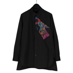 pour homme パッチワーク付重ね衿B / HZ-B57-012
