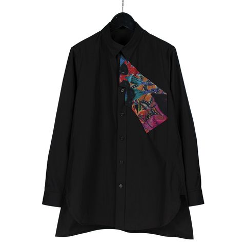 pour homme パッチワーク付重ね衿B / HZ-B57-012