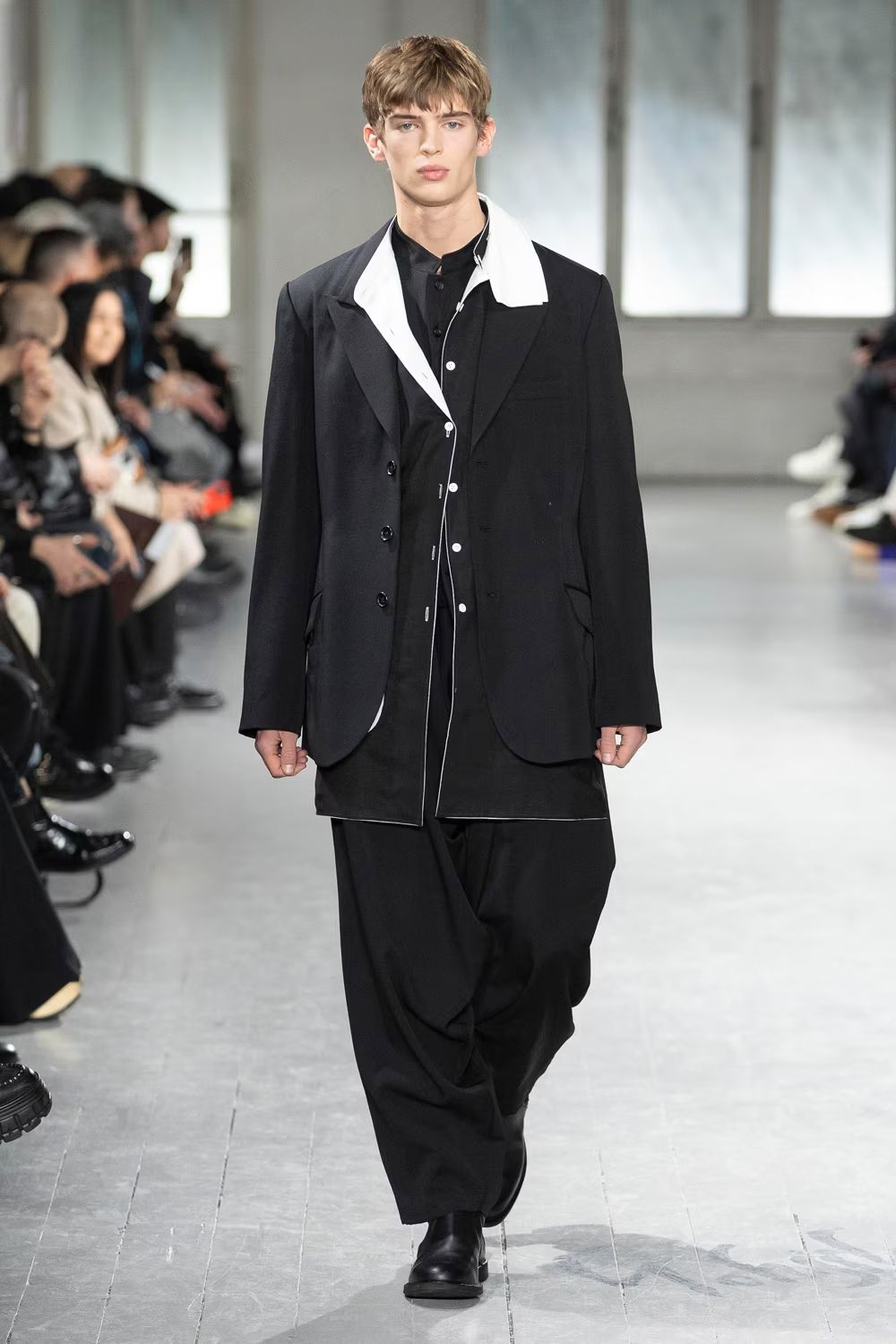 yohji yamamoto - pour homme スタンドカラーベスト / HJ-V04-100