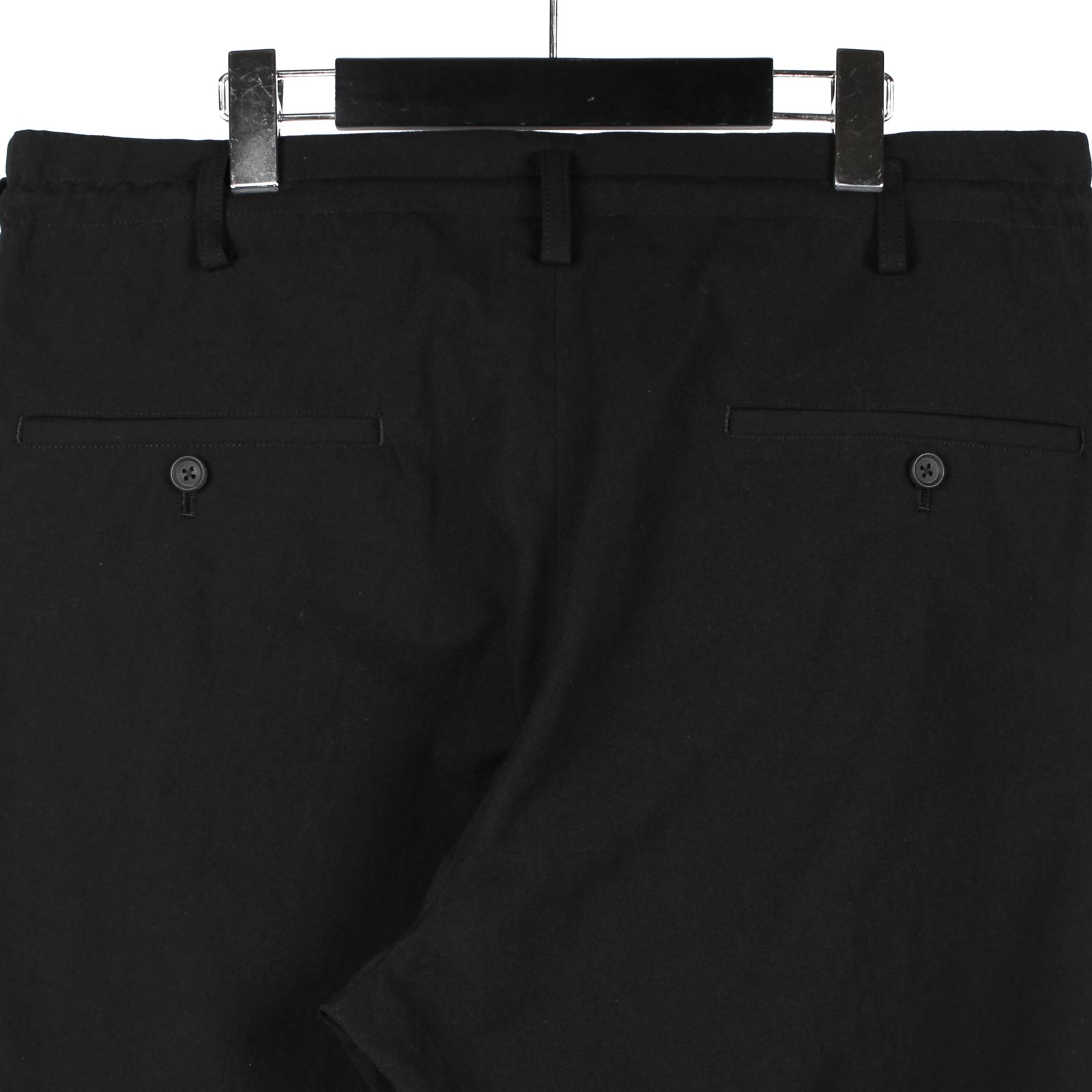 pour homme | 裾ベルトP (メンズ) / コットンリネン / ブラック / HP-P45-006