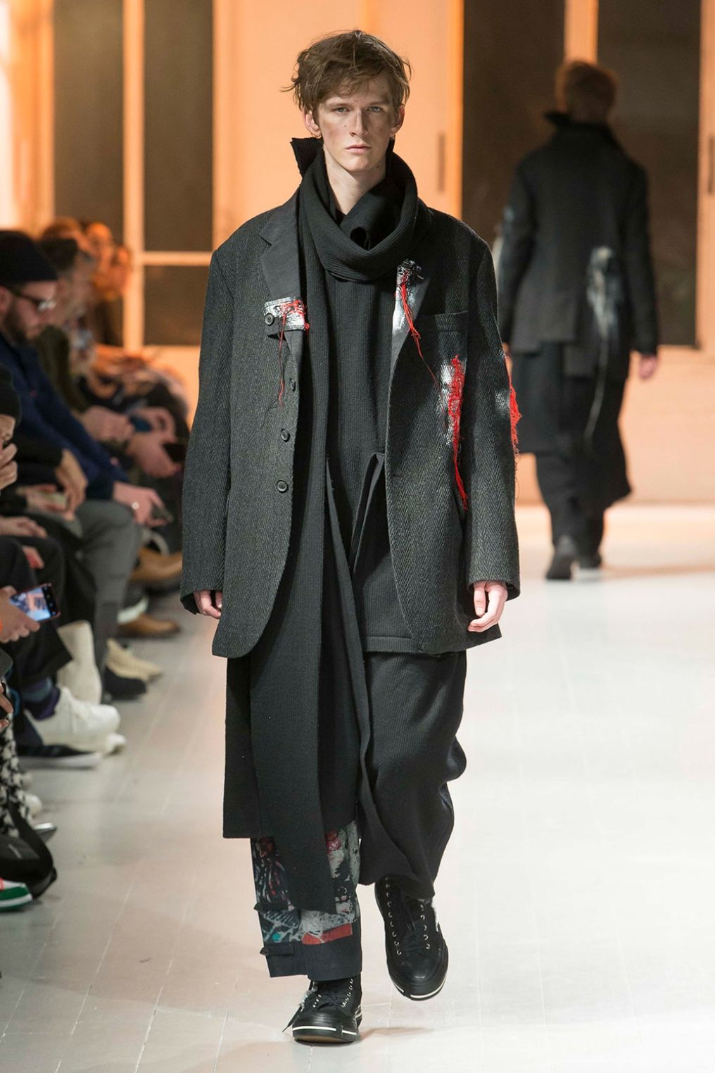 yohji yamamoto - Yohji Yamamoto [HR-E05-864 / XVESSEL スラッシュハイトップスニーカー] |  ALUBUS / RUFUS