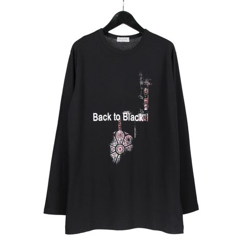 pour homme | 長袖PT B (メンズ) / 長袖カットソー / ブラック / HK-T88-986