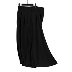 Ground Y | WOOL CROW PANTS / カラスパンツ (ユニセックス) / ブラック / GO-P09-100
