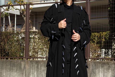 Yohji Yamamoto [エッジの効いたトグルトレンチ]