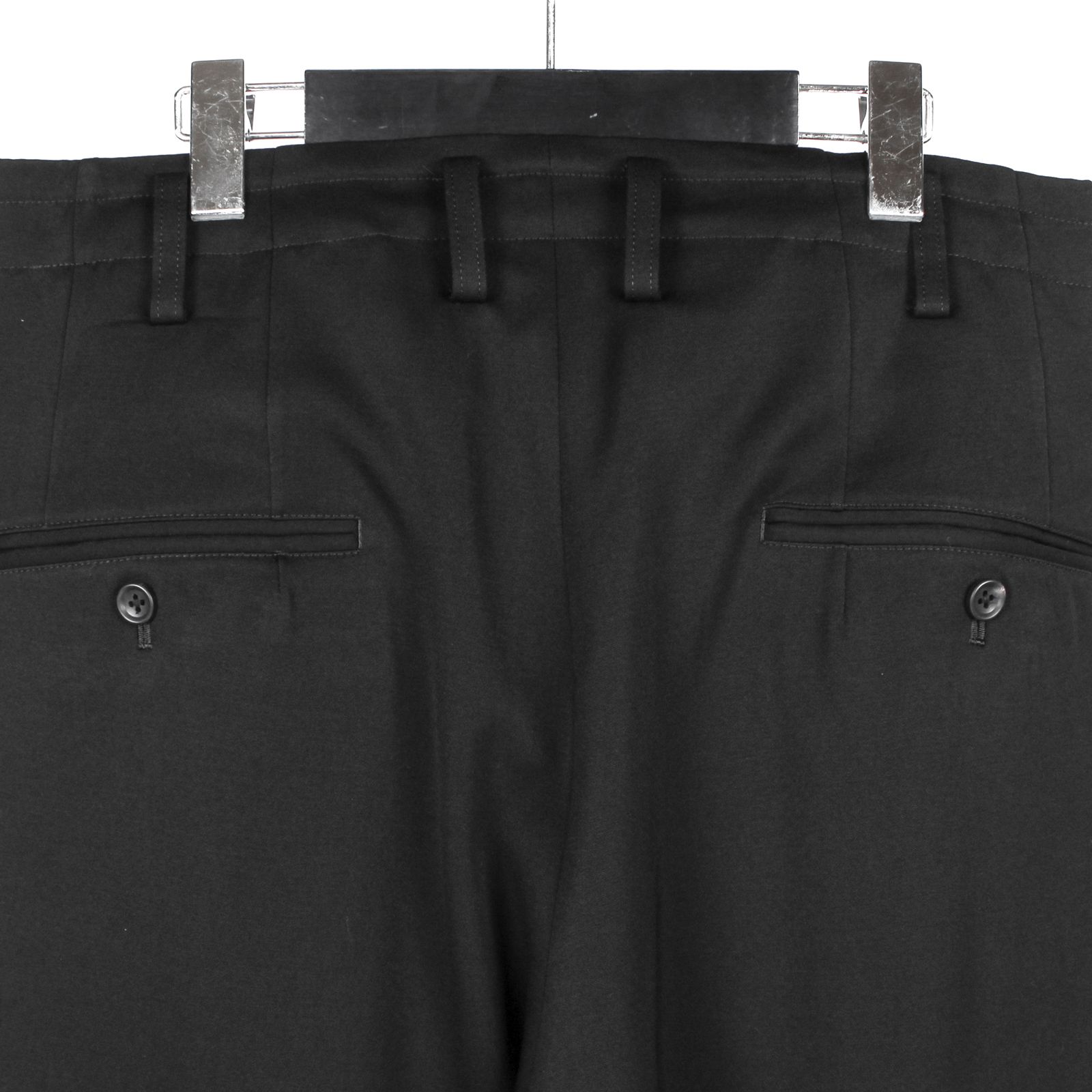 pour homme | 2タック細P  (メンズ) / ウールタキシード / ブラック / HW-P48-154