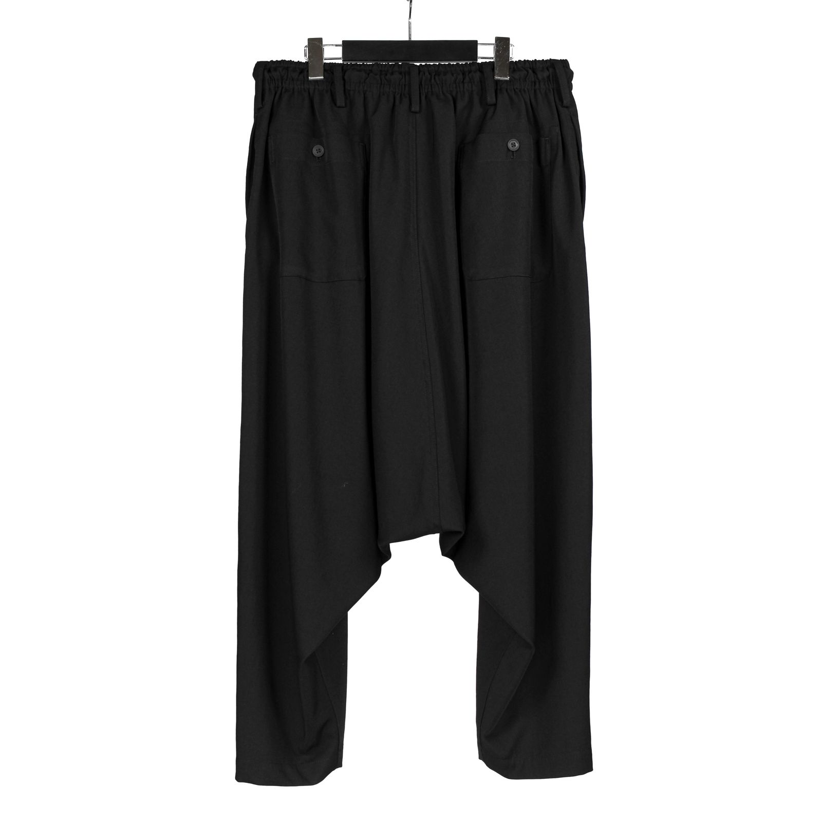 pour homme | サルエルパンツ (メンズ) / シワギャバ / ブラック / HM-P04-100