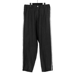 pour homme | 脇耳後フラップパンツ (メンズ) / ブラック / HS-P21-318