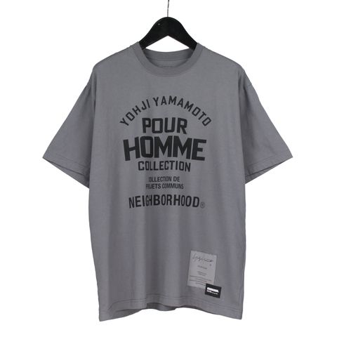 【カート購入不可】 pour homme | × NEIGHBORHOOD TEE SS-2 / Tシャツ (メンズ)  / グレー / HP-T90-997-1