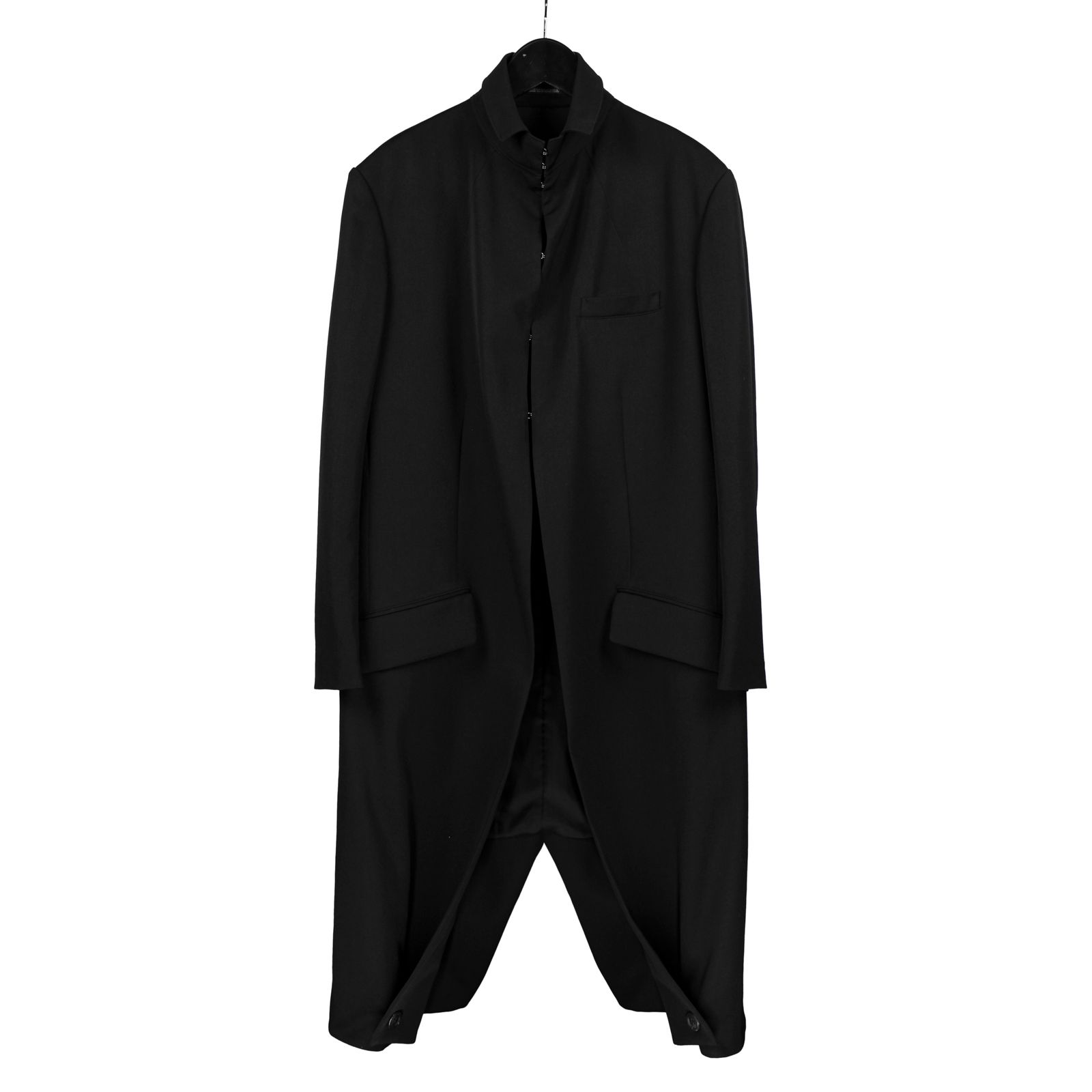 yohji yamamoto - pour homme シワギャバ前ホックJK / HE-J12-100