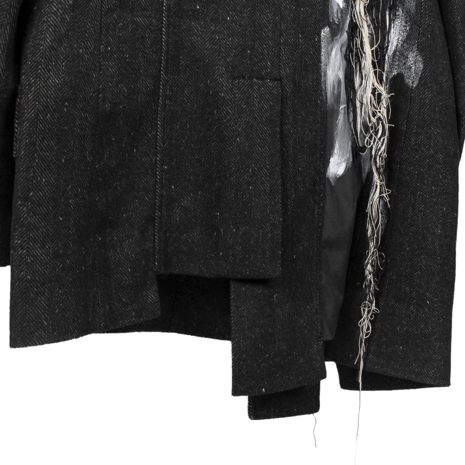 Yohji Yamamoto [HR-J29-806 / タテハギ刺繍入り JKT]