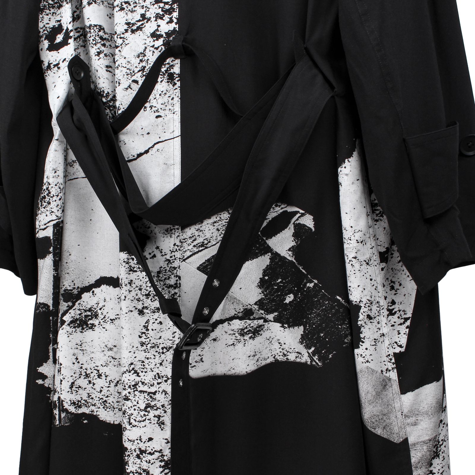 <宮沢賢治> Rayon twill Mortorcycle big coat / GE-C02-207
