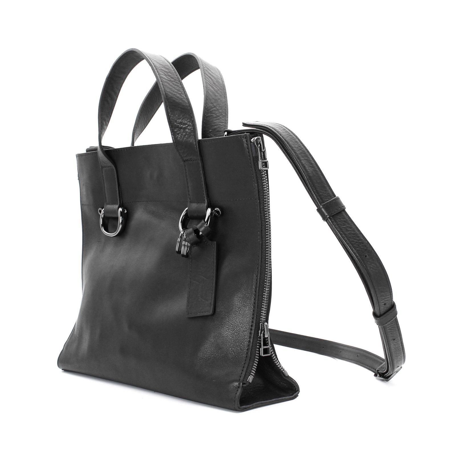 discord | yohji yamamoto / Zipper shoulder (ユニセックス) / ブラック / DA-I80-796