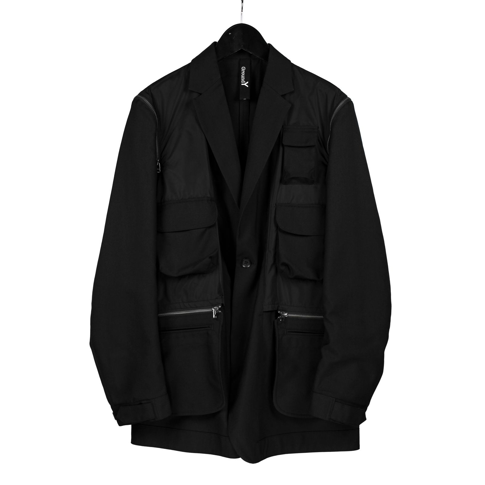 Ground Y - Detachable Sleeve Combination jacket / GJ-J03-100