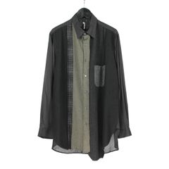 Ground Y | COMBINATION SHIRT / 長袖 シャツ (ユニセックス) / GW-B11-809