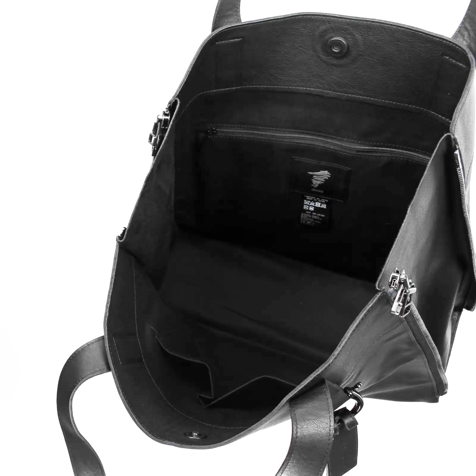 discord | yohji yamamoto / Zipper tote (ユニセックス) / ブラック / DA-I81-784