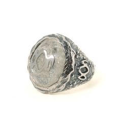 GOTHIC YOHJI YAMAMOTO GOTHIC OVAL RING UV / リング(ユニセックス)  シルバー クリア Silver950 / HA-A79-925-1