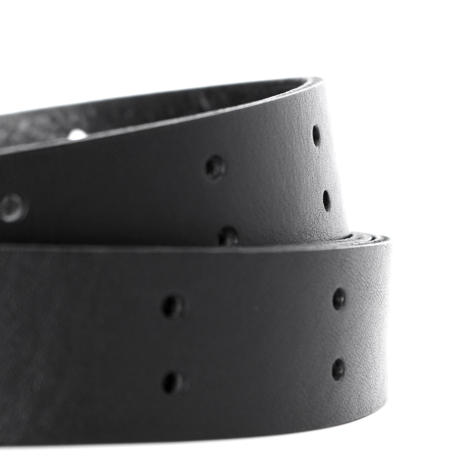 Ground Y | COW LEATHER LONG BELT / レザーベルト (ユニセックス) / ブラック / GK-F01-752