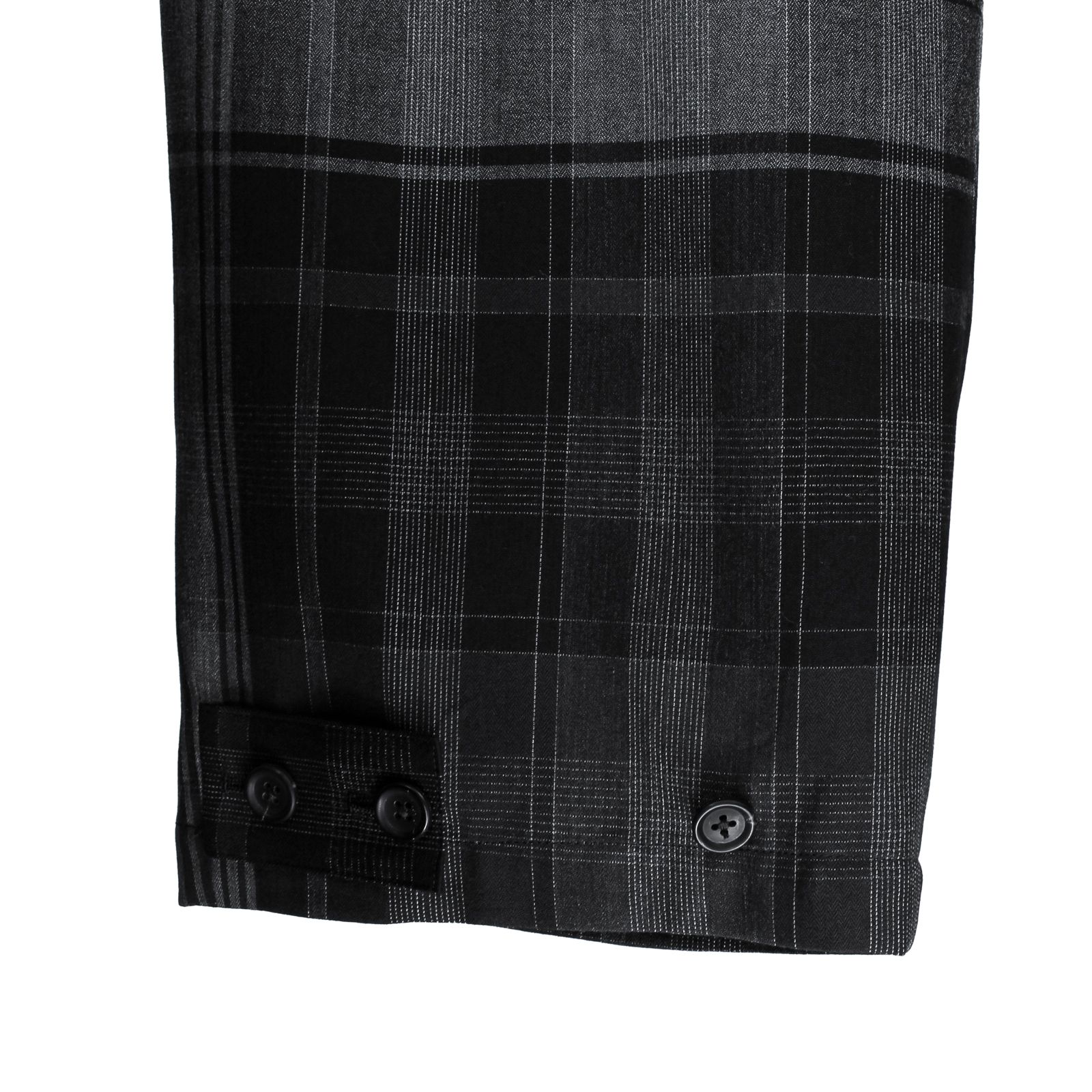 yohji yamamoto - pour homme | チェック裾脇タブP / 桝柄