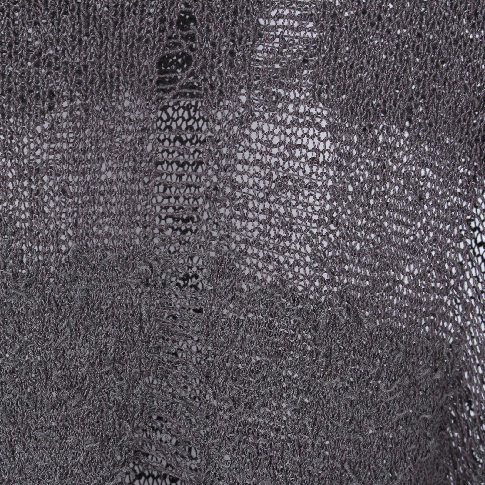 pour homme | 目おとし段違いPO (メンズ) / コットンニット / チャコール / HP-K08-980-1