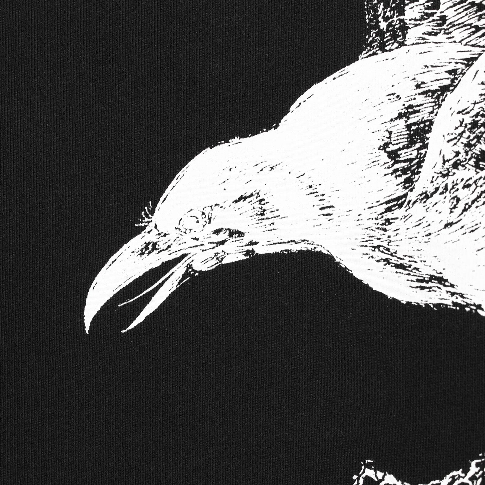 yohji yamamoto - pour homme × NEW ERA CROW PRINT SWEAT