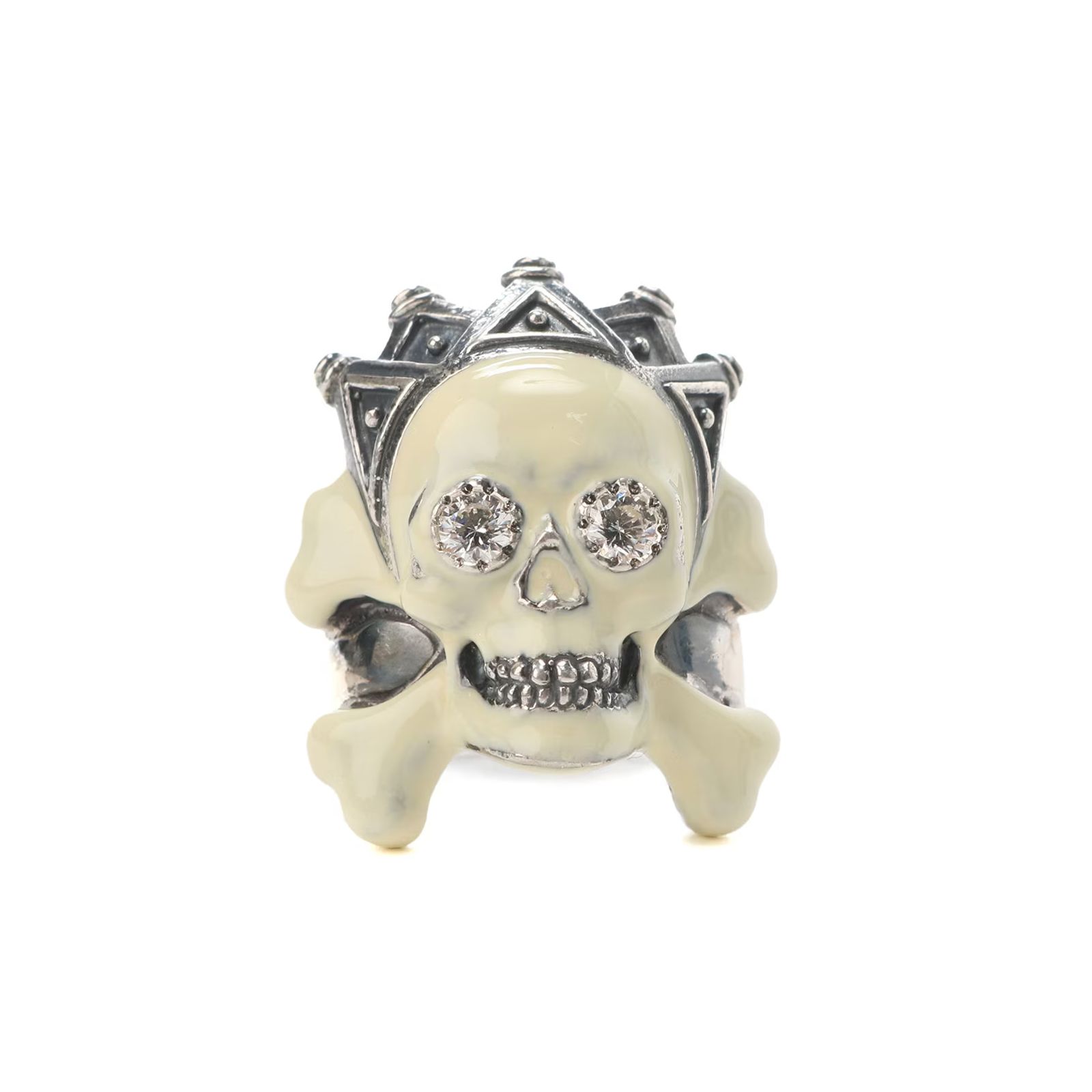 GOTHIC YOHJI YAMAMOTO SKULL CROWN RING / リング(ユニセックス)  シルバー Silver950 / HA-A19-920