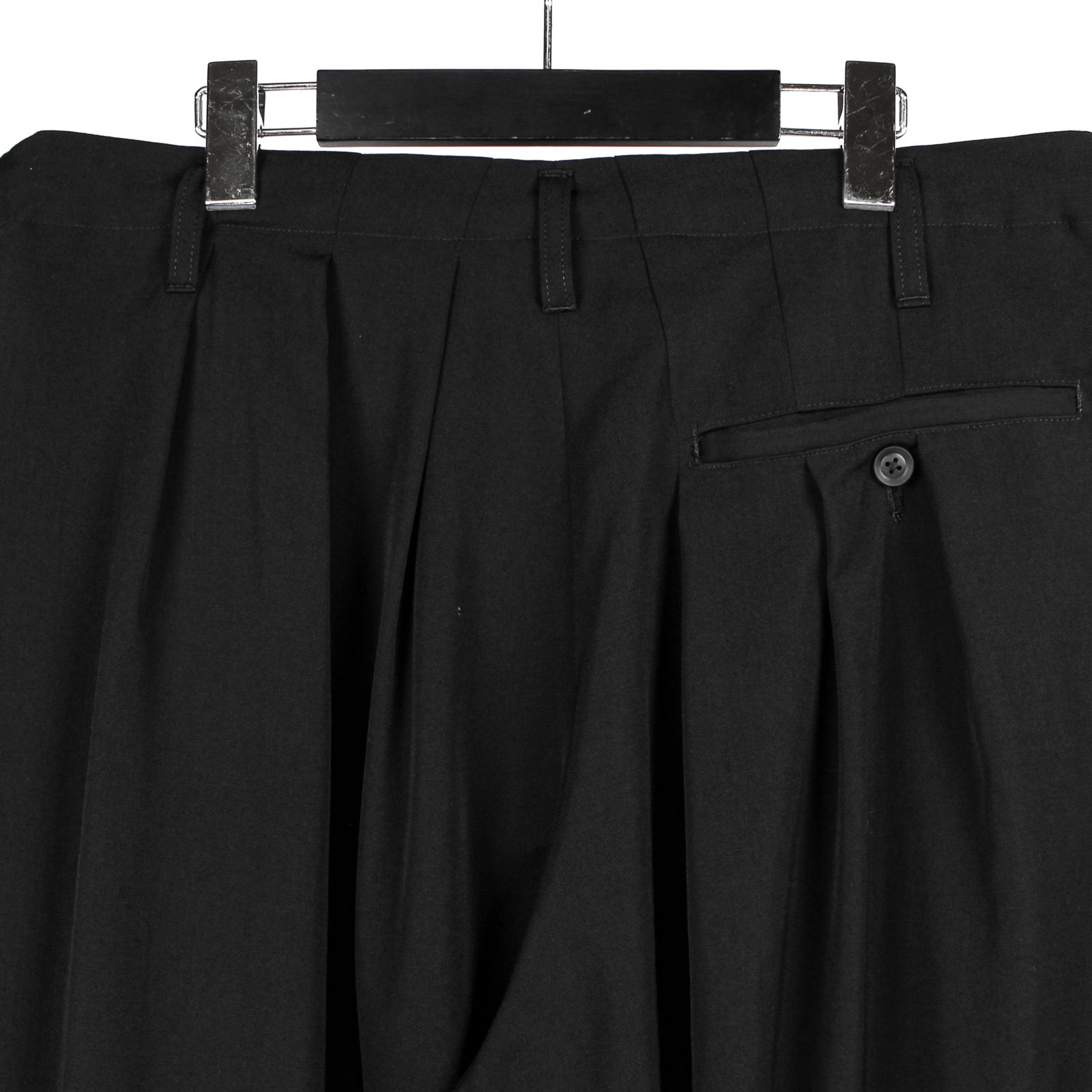 pour homme | 細バルーンP (メンズ) / シワギャバ / ブラック / HL-P06-100