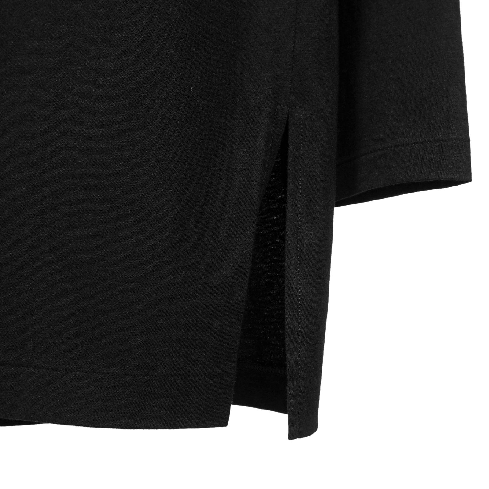 Yohji Yamamoto [HR-T23-075 / Uネック長袖 抜染 メッセージPT]