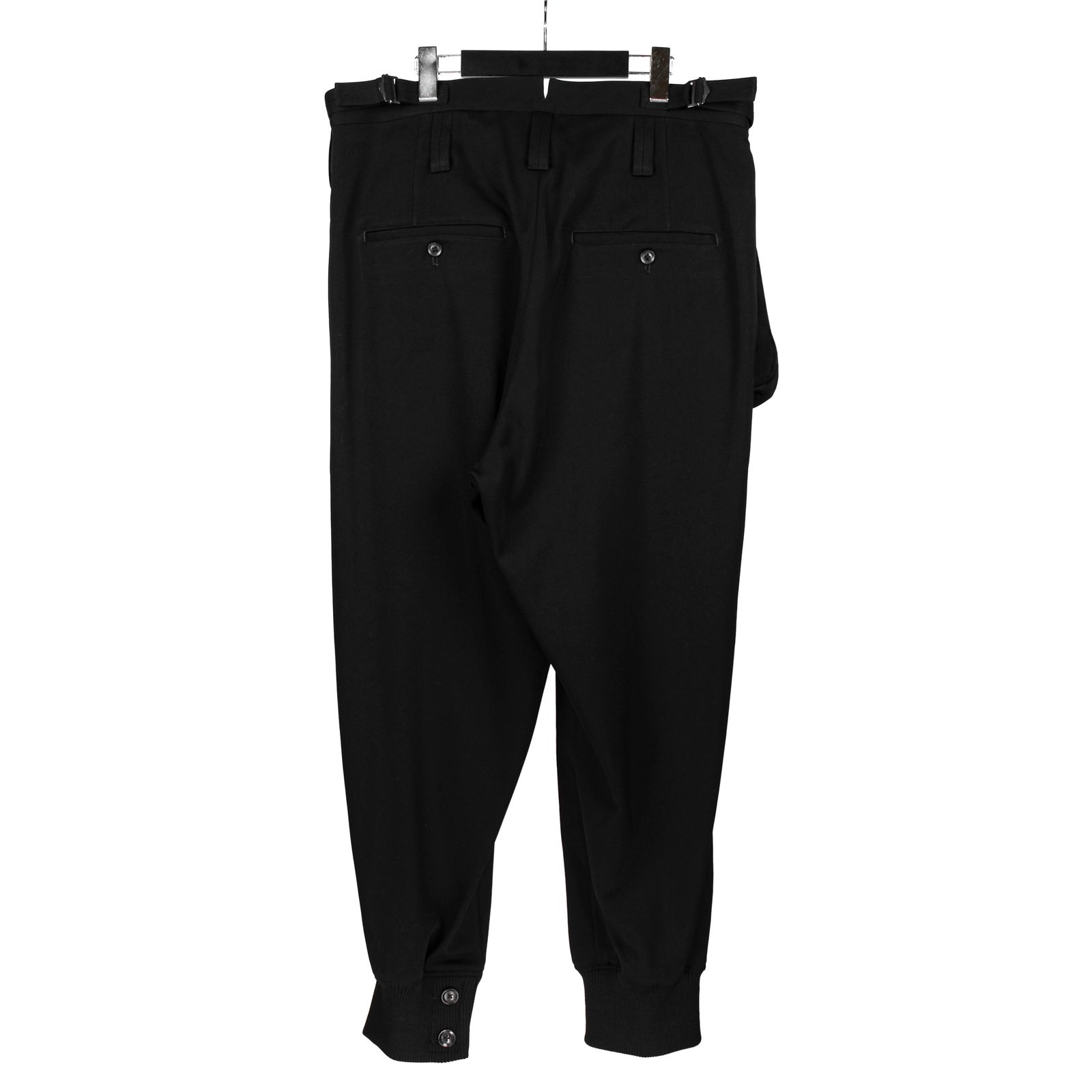 pour homme | バック付き裾リブP / パンツ (メンズ) / ブラック / HE-P46-107
