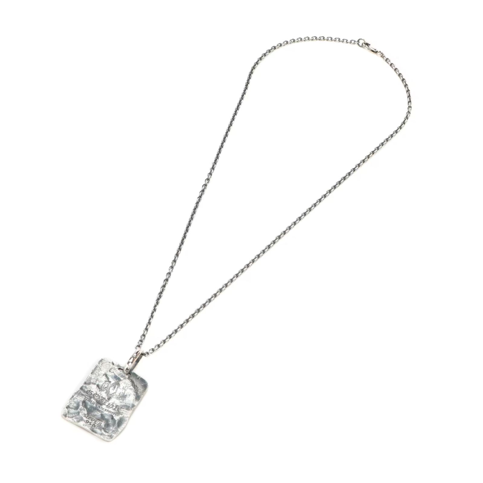 GOTHIC YOHJI YAMAMOTO DEVIL PLATE PENDANT / ネックレス (ユニセックス)  シルバー Silver950 / HA-A11-920