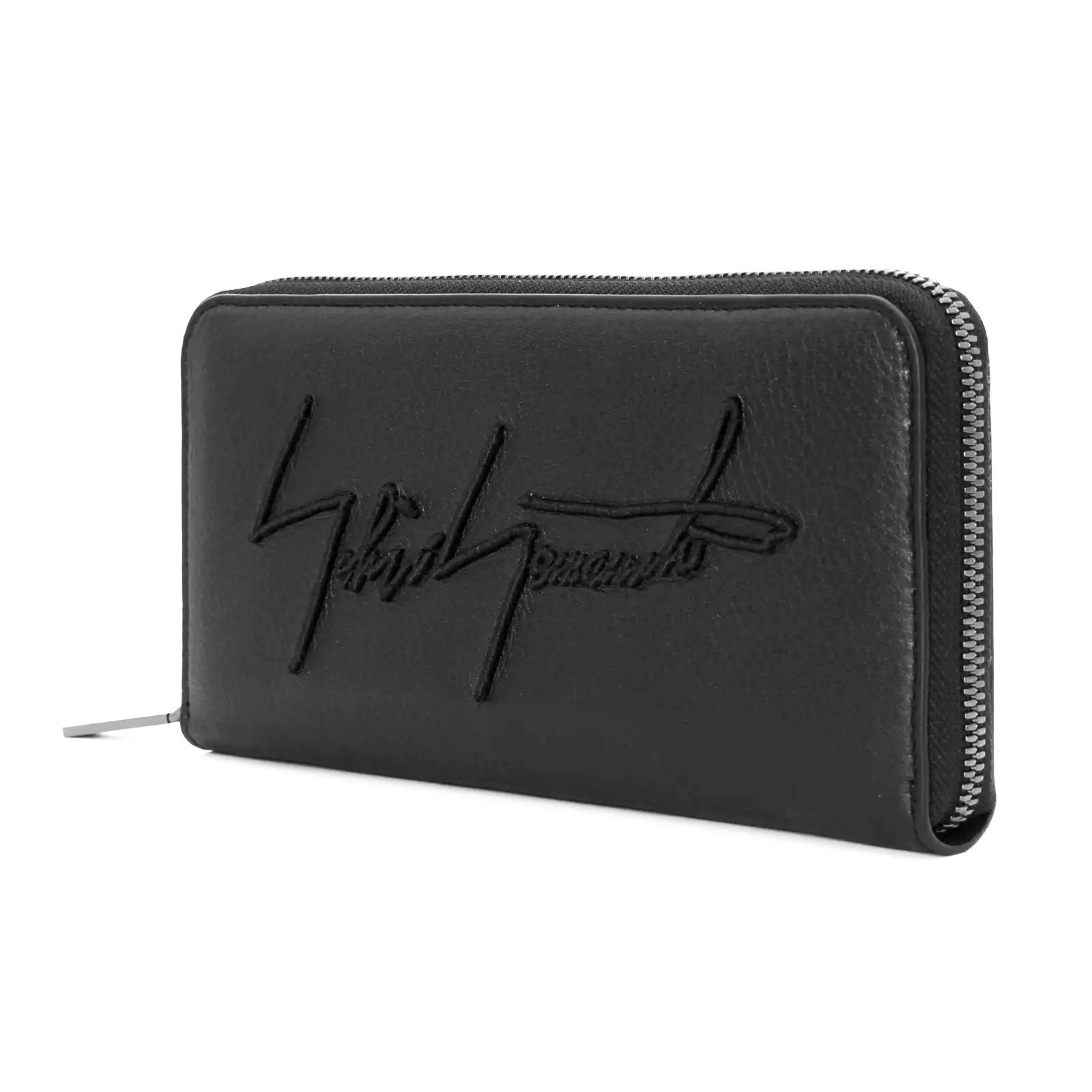 discord | yohji yamamoto / シグネチャーロゴウォレット / 長財布 / ブラック / 牛革 / DM-A07-790