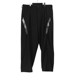 pour homme | 脇カーブP (メンズ) / アーミーギャバパンツ / ブラック / HO-P21-101