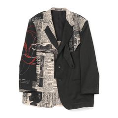 pour homme K-L新聞コラ07柄J / HG-J34-826
